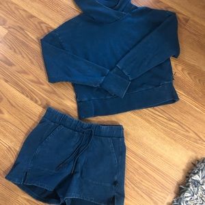 Target Sweat Shorts & Hoodie Matching Set
